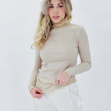 Ribbed Knit Turtleneck