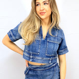 It's All Her Denim Top