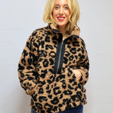 Shelly's Sherpa Leopard Fleece