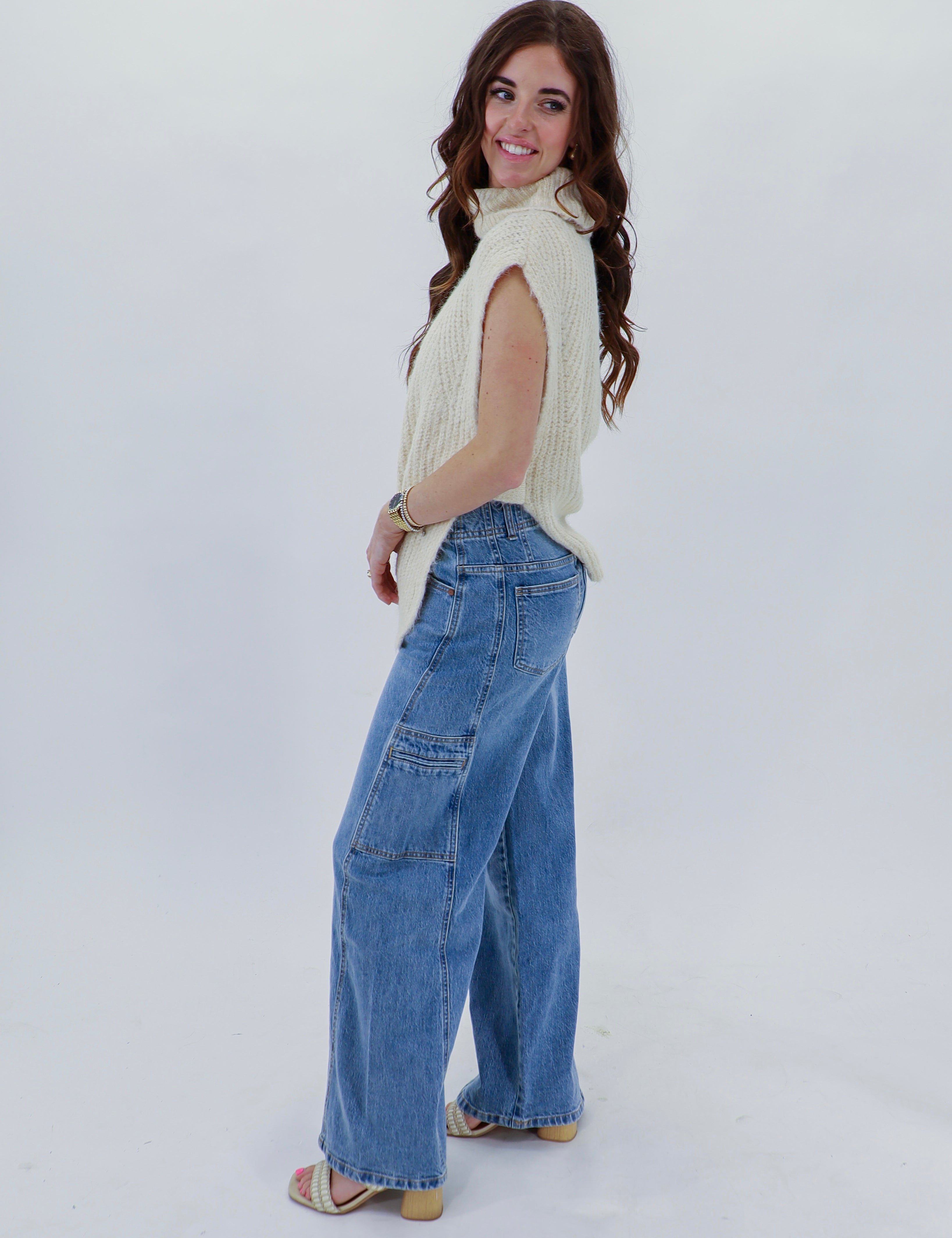 Ocean Cargo Wide Leg Jean