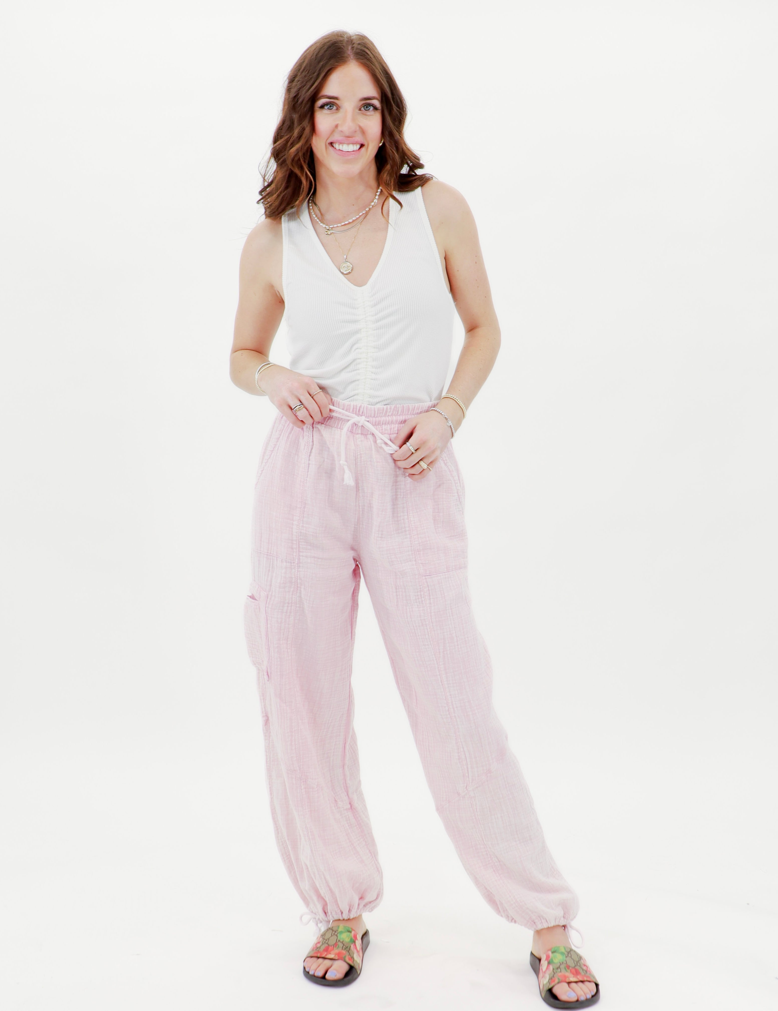 Jett Away Gauze Ballon Pant