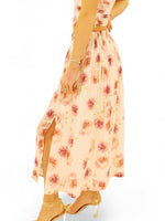 Ruffled floral skirt 