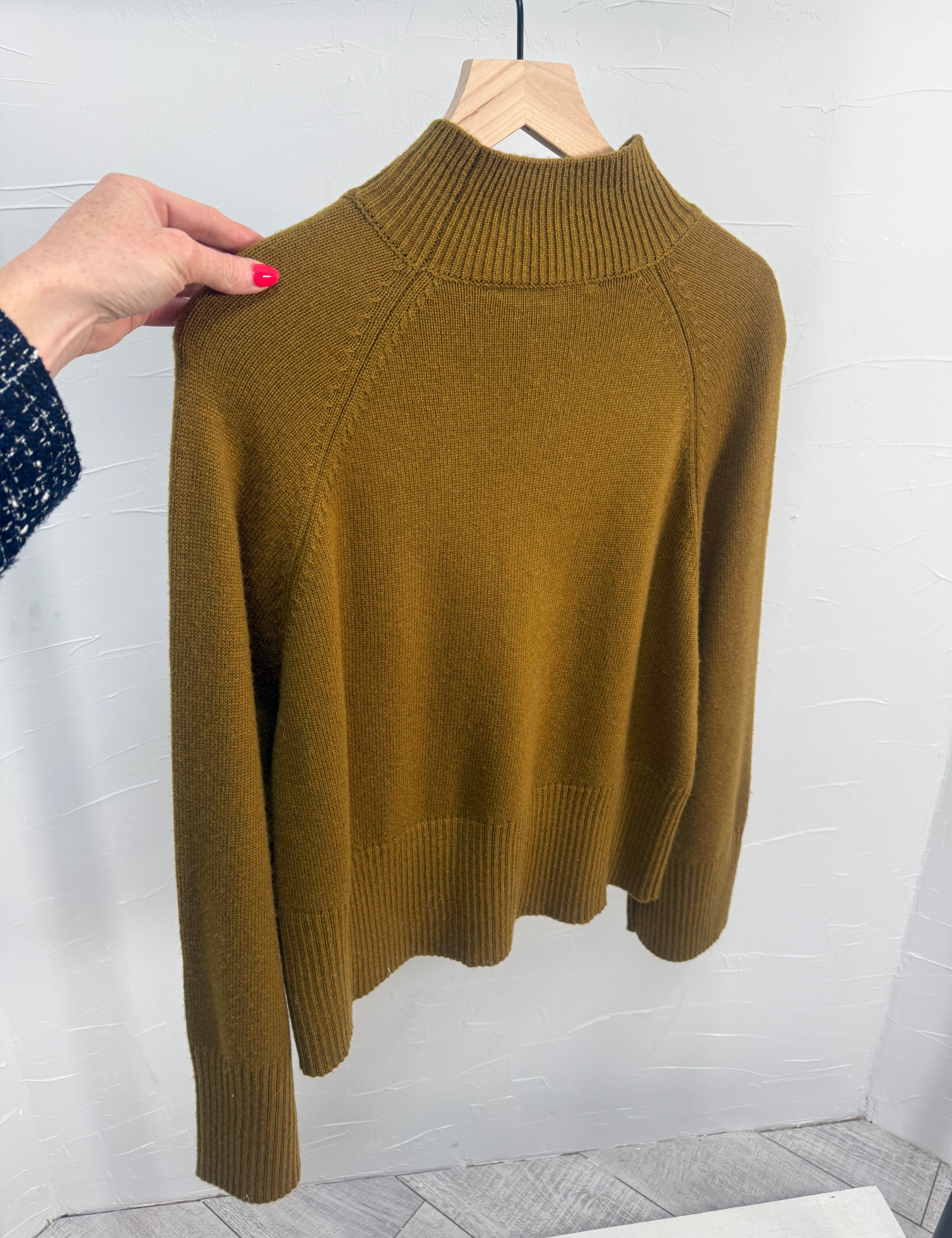 Kaki's Smockneck Sweater