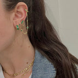 Payton Emerald Earring