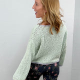 Misha's Mint and Lavender Sweater