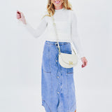 Western Chic Denim Skirt