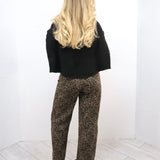 She Cute In Leopard Denim