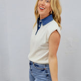 Colt's Capped Sleeve Top