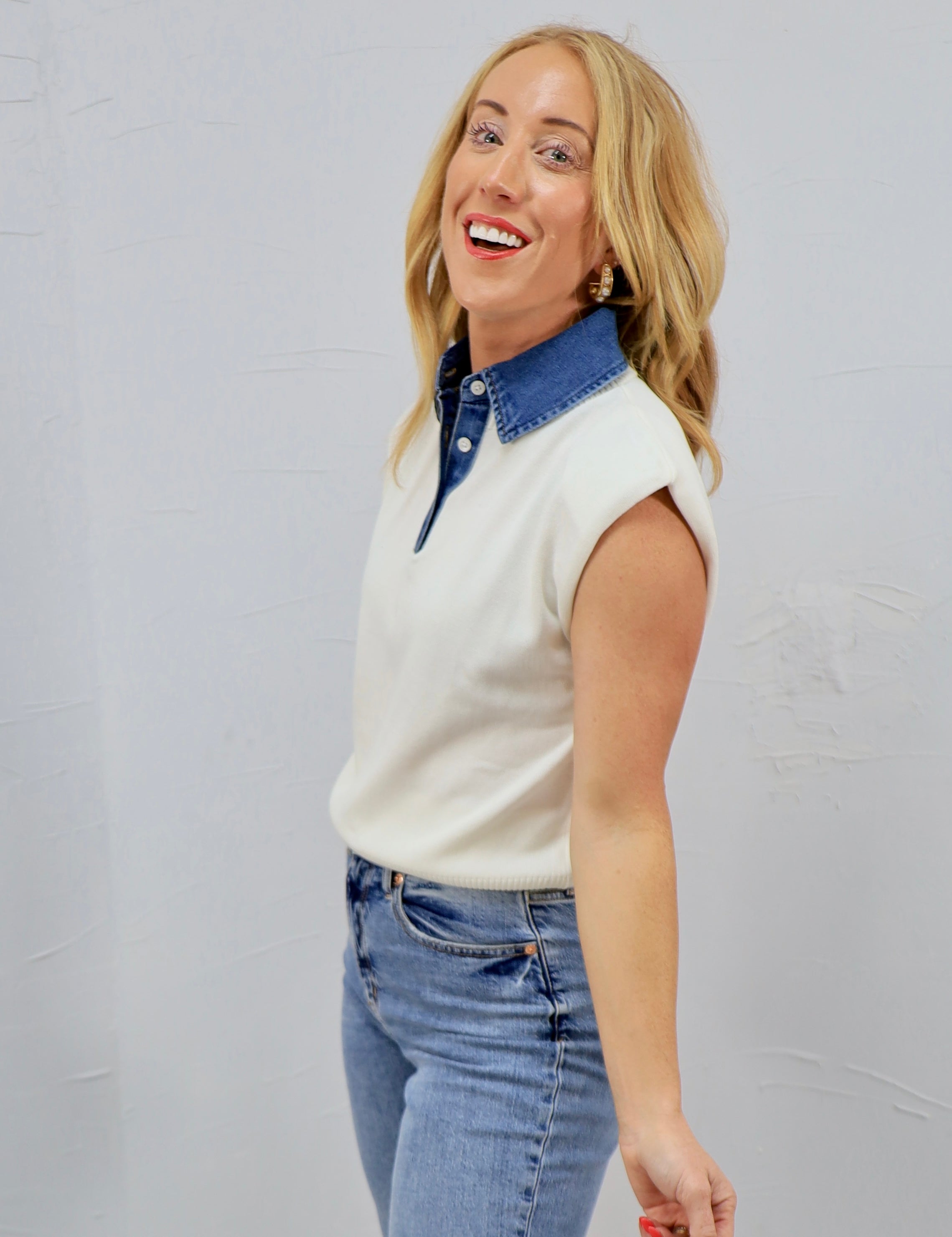 Colt's Capped Sleeve Top