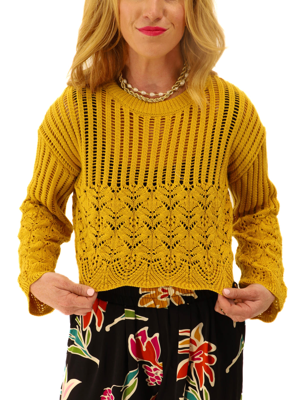 Marigold Crochet Sweater