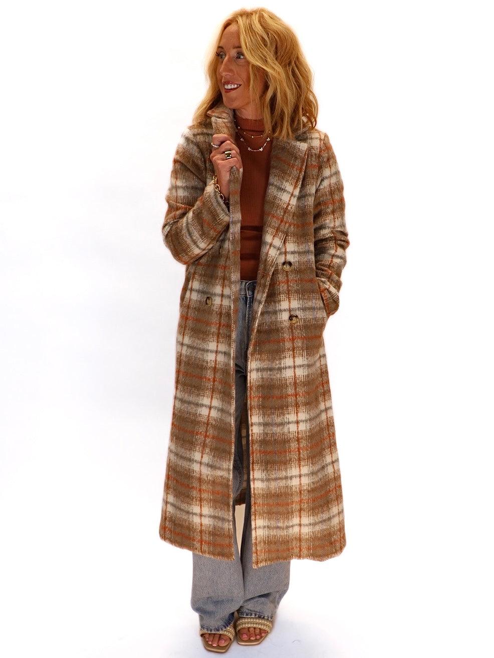 Jodie Plaid Jacket - Alden+Rose LLC 