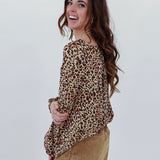 Lucille Leopard Top