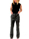 Smooth Leather Pant - Alden+Rose LLC 