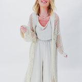 Kimmie's Open Knit Kimono