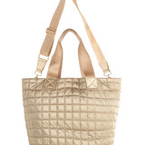 Logan Travel Tote In Gold