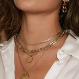 Double Layered Edina Necklace