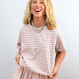 Evie's Striped Lounge Top