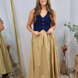 Seventh Midi Contrast Dress