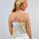 Paisley's Gold Detailed Top