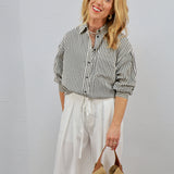 Seriously Striping Button Down