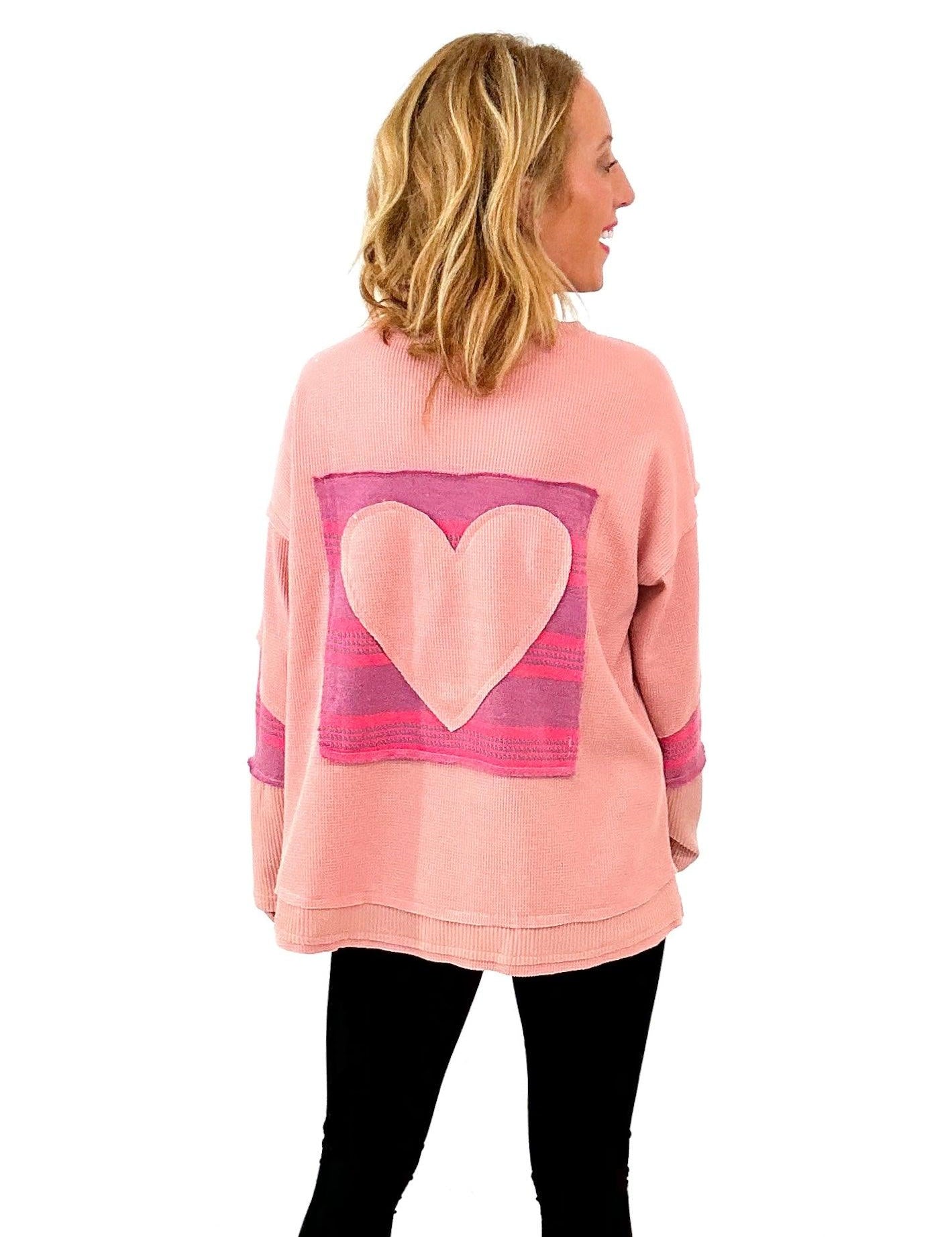 Hearts and Happy Thermal Top - Alden+Rose LLC 