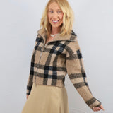 Jaques Plaid Sweater Jacket