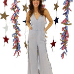 Wide leg jumpsuit 