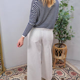 Simplicity In White Denim