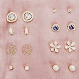 Grey Bling Studs