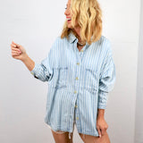Lake Wishing Relaxed Denim Shirt