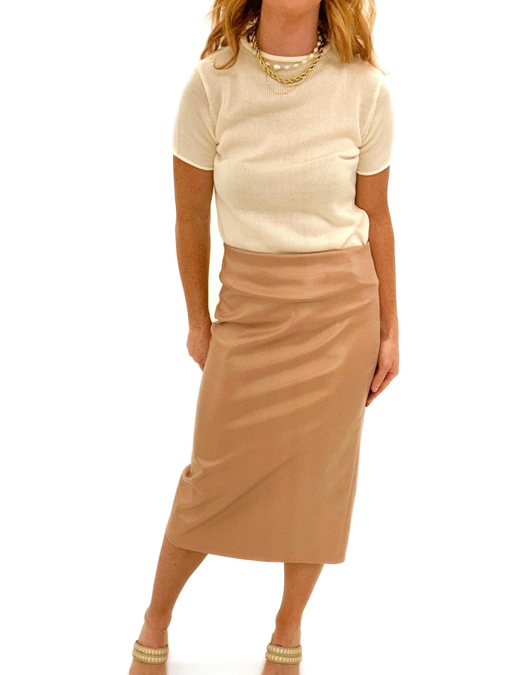 Ello Leather Skirt - Alden+Rose LLC 