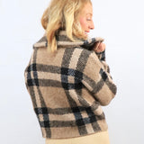 Jaques Plaid Sweater Jacket