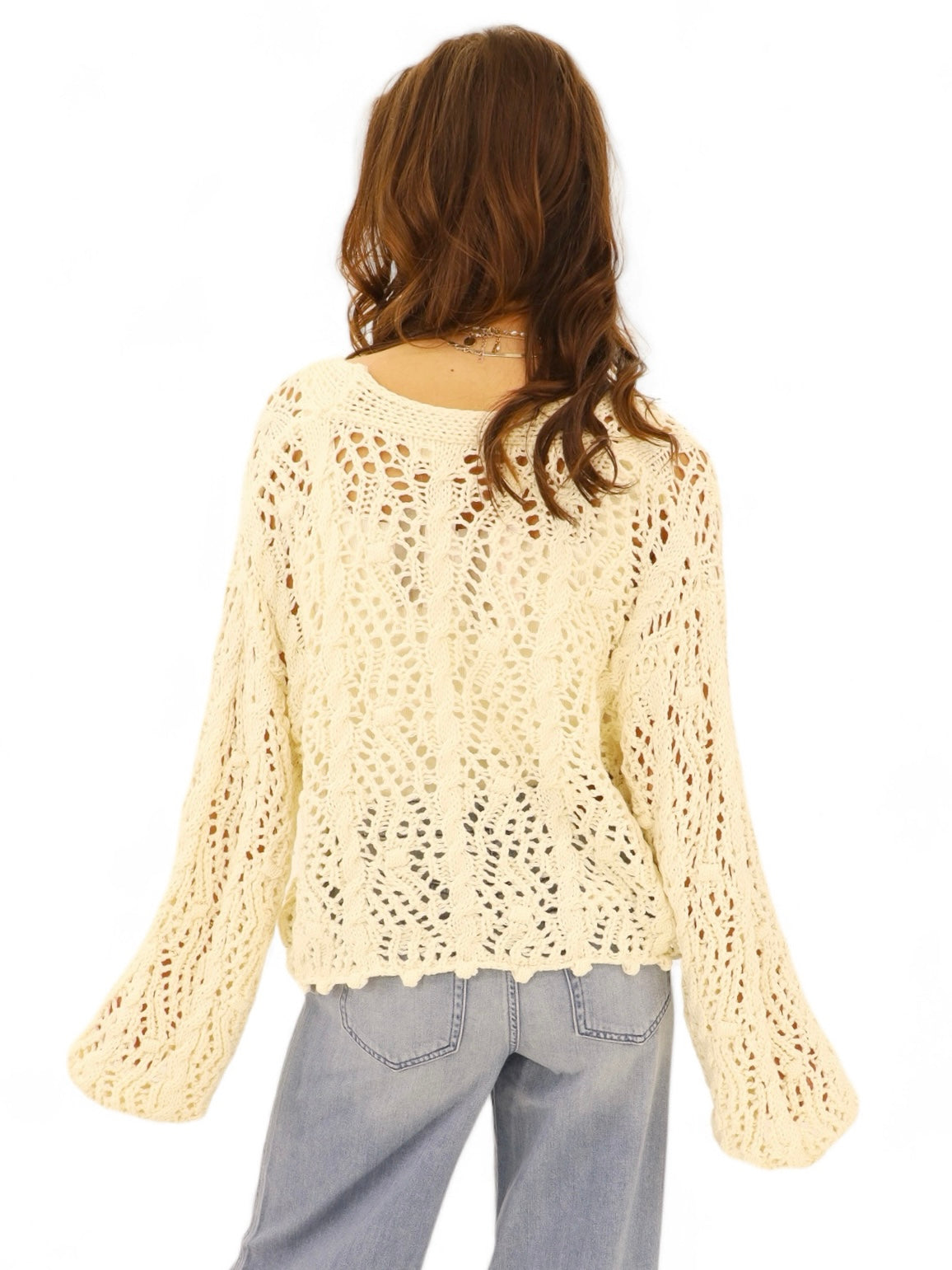 Summer crochet sweater 