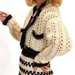 Hooked On You Crochet Knit Sweater - Alden+Rose LLC 