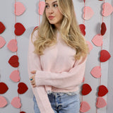 Falling For Lace Crewneck