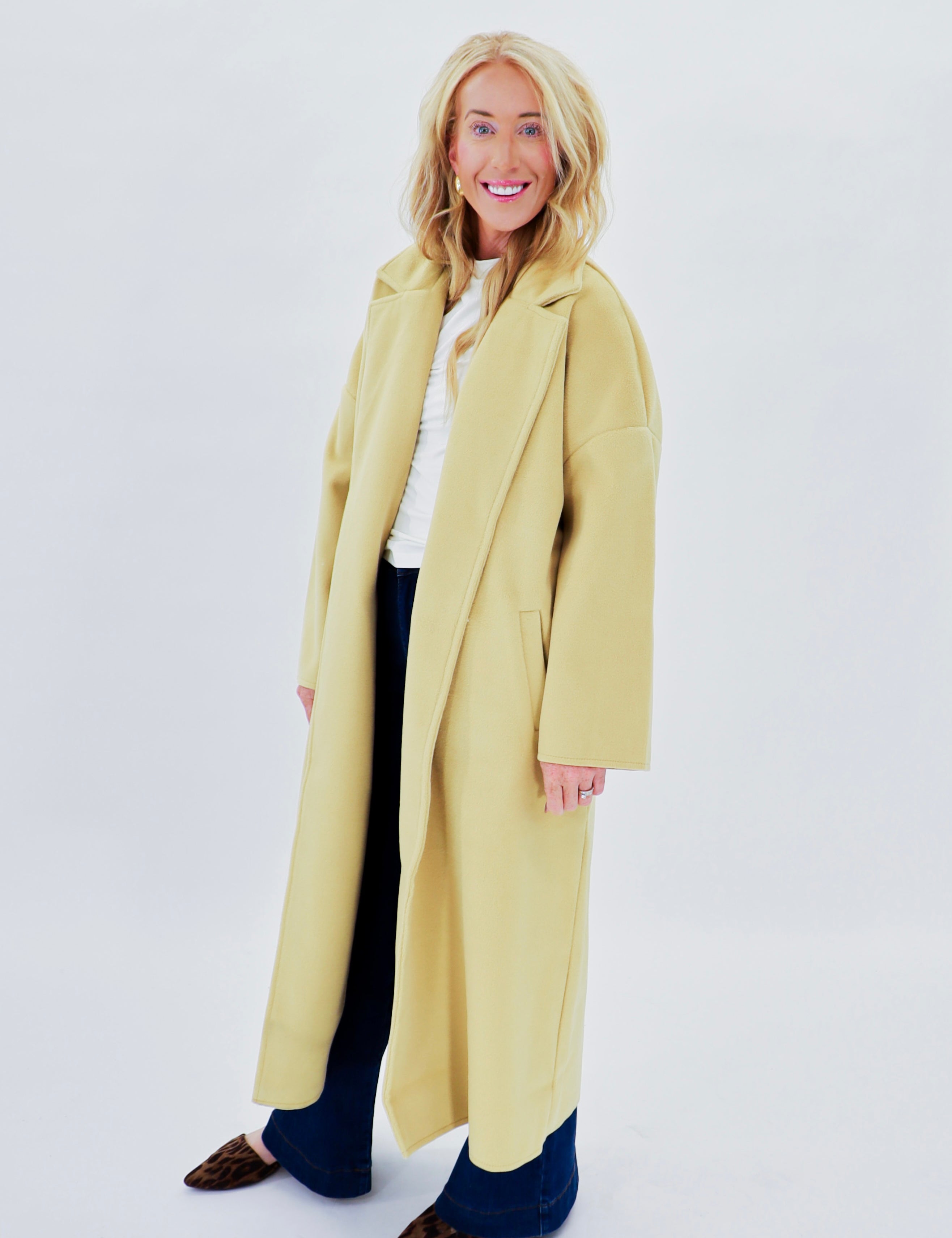 Dede Long Open Coat