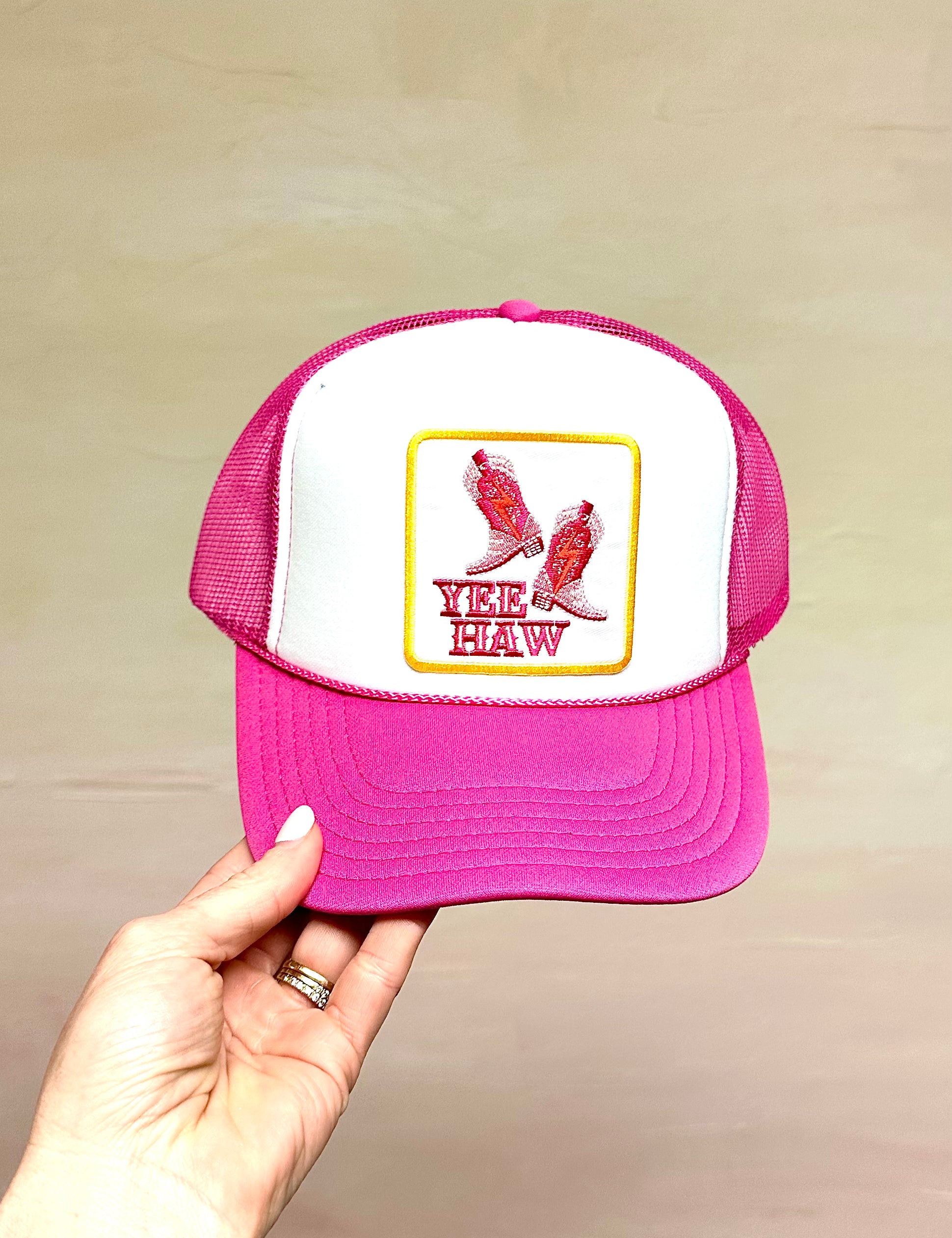 Yee Haw N' Boots Trucker Hat