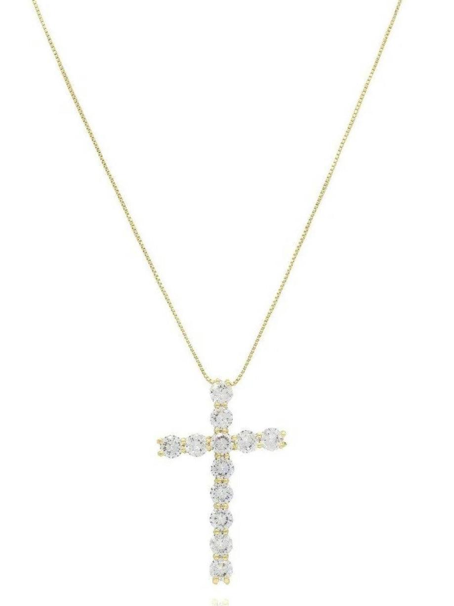 Faith Cross Pendant - Alden+Rose LLC 