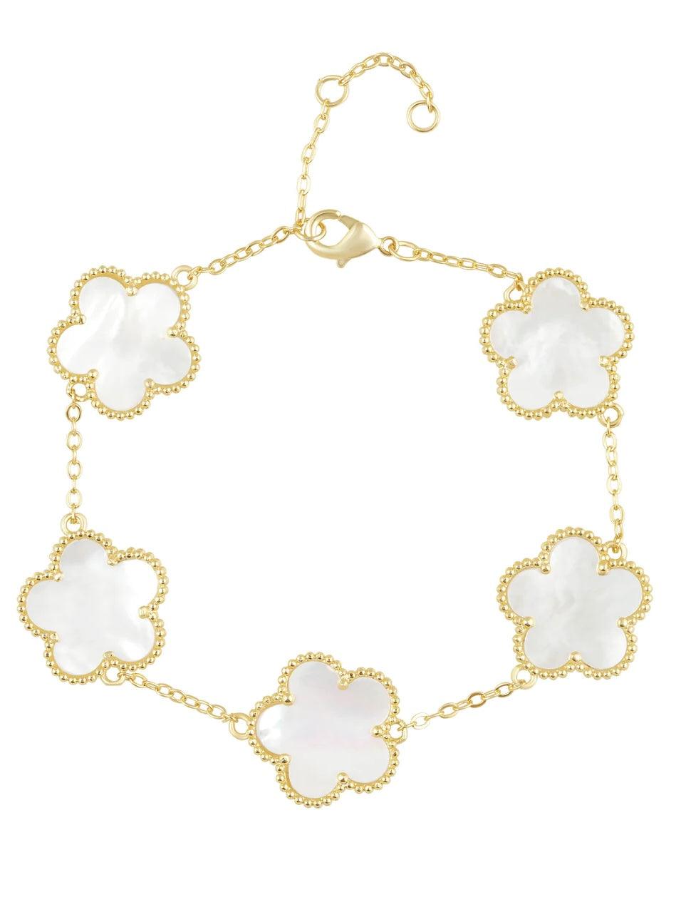 Adaline Clover Bracelet - Alden+Rose LLC 