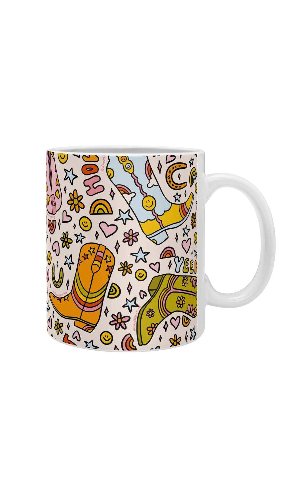 Cowboy boot mug