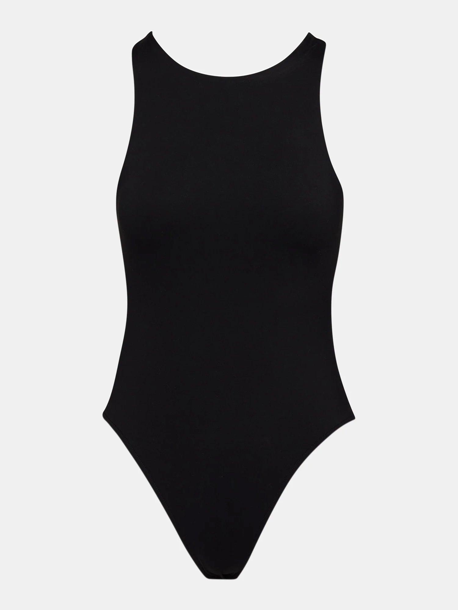 Nico In Black Bodysuit - Alden+Rose LLC 