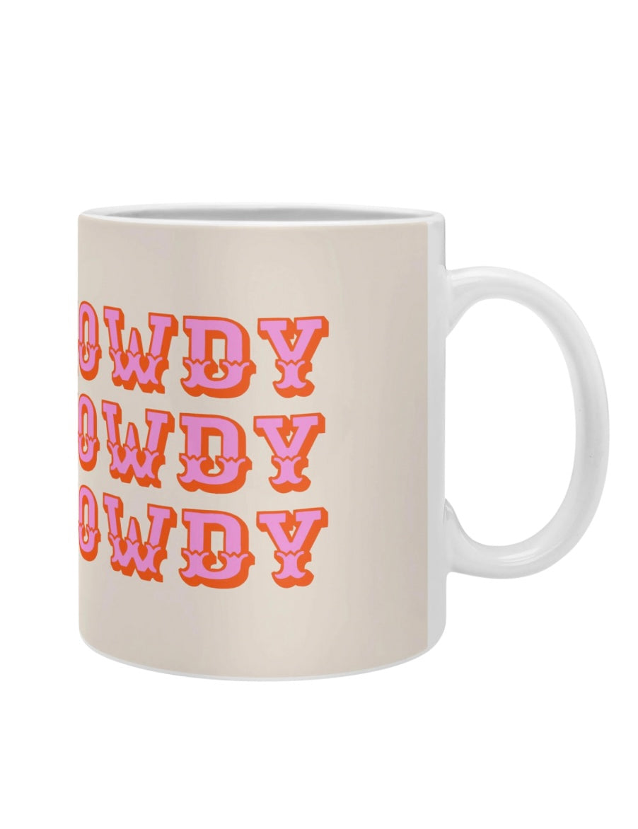 Howdy coffee mug