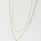 Pearled and Layered Necklace - Alden+Rose LLC 