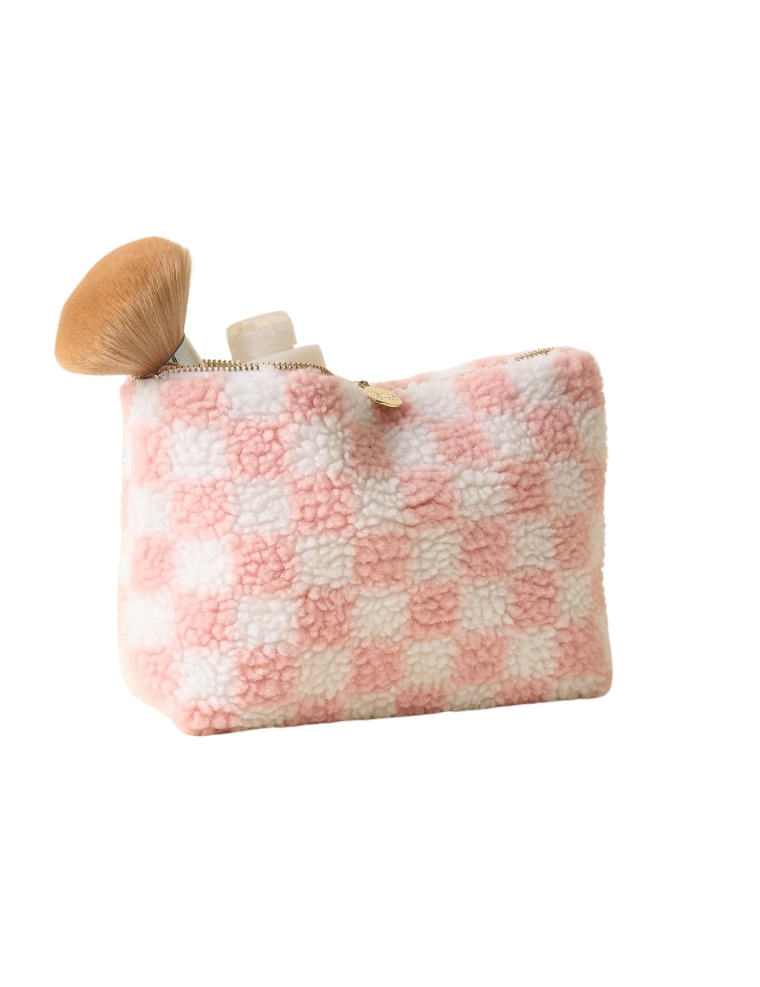 Pink makeup bag