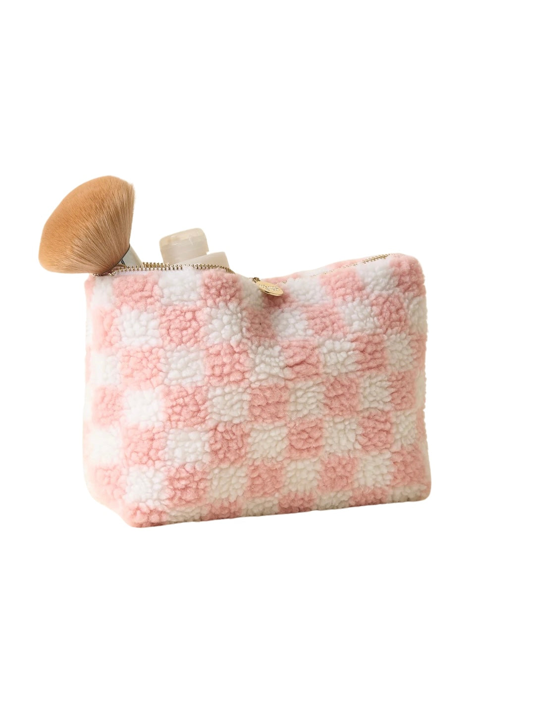 Pink makeup bag