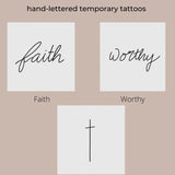 Words for a Season Temporary Tattoos - Alden+Rose LLC 