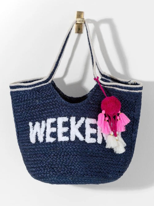 Woven Weekend Tote
