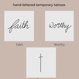 Words for a Season Temporary Tattoos - Alden+Rose LLC 