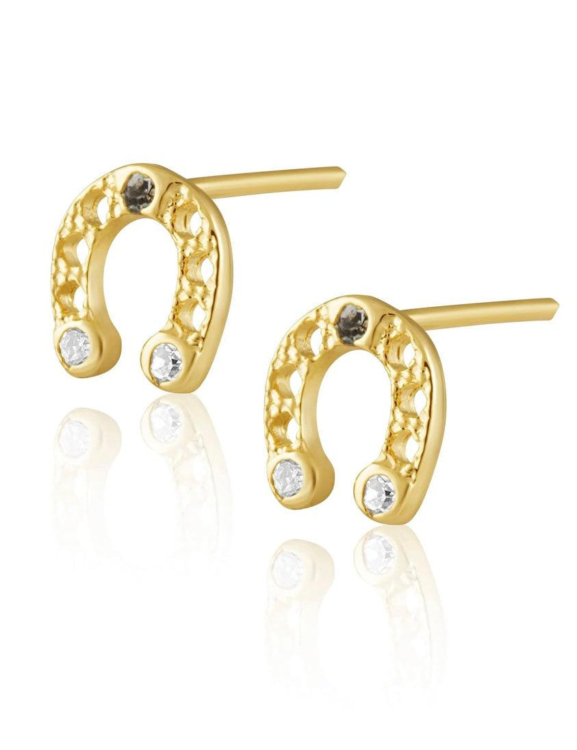 Horseshoe Stud Earring - Alden+Rose LLC 