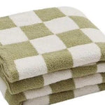 Luxe Checkerboard Throw Blanket - Alden+Rose LLC 